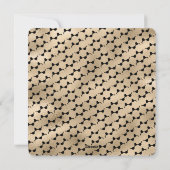 ブラック金ゴールドペットオーナーフォトハッピーPawlidaysカード シーズンカード (裏面)