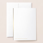 ブラック金ゴールドホリーフォイルクリスチャンクリスマスカード 箔カード (裏面封筒付き)