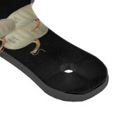 ブラック金ゴールドホワイトカボチャ私の料理ショーモノグラム カッティングボード (角)