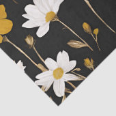 ブラック金ゴールドボホワイルドフラワーガーデン 薄葉紙 (詳細)