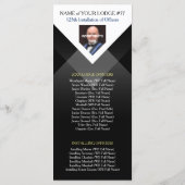 ブラック金ゴールドマソニックインストールプログラムテンプレート プログラム (裏面)