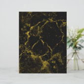 ブラック金ゴールドマーブルクラフトスクラップブック紙 (スタンド正面)