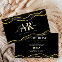 ブラック金ゴールドマーブルゲート美容師美しい