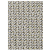 ブラック金ゴールドメリークリスマスパターン#21 ID1009 テーブルクロス (正面)