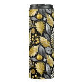 ブラック金ゴールドメリークリスマスパターン#22 ID1009 タンブラー (裏面)