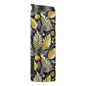 ブラック金ゴールドメリークリスマスパターン#22 ID1009 タンブラー (回転右)