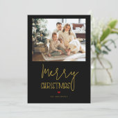 ブラック金ゴールドメリークリスマスA年レビュー写真 シーズンカード (スタンド正面)