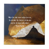 ブラック金ゴールドヨガ瞑想インストラクター霊気マスター タイル (正面)