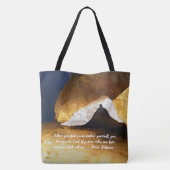 ブラック金ゴールドヨガ瞑想インストラクター霊気マスター トートバッグ (裏面)