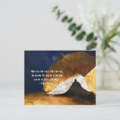 ブラック金ゴールドヨガ瞑想インストラクター霊気マスター ポストカード (スタンド正面)