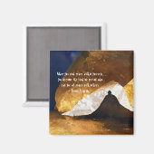 ブラック金ゴールドヨガ瞑想インストラクター霊気マスター マグネット (正面/裏面)