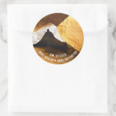 ブラック金ゴールドヨガ瞑想インストラクター霊気マスター ラウンドシール (バッグ)