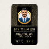 ブラック金ゴールドラグジュアリーアクターエンターテイナープロフェッショナル (裏面)