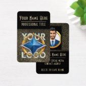 ブラック金ゴールドラグジュアリーアクターエンターテイナープロフェッショナル (デスク)