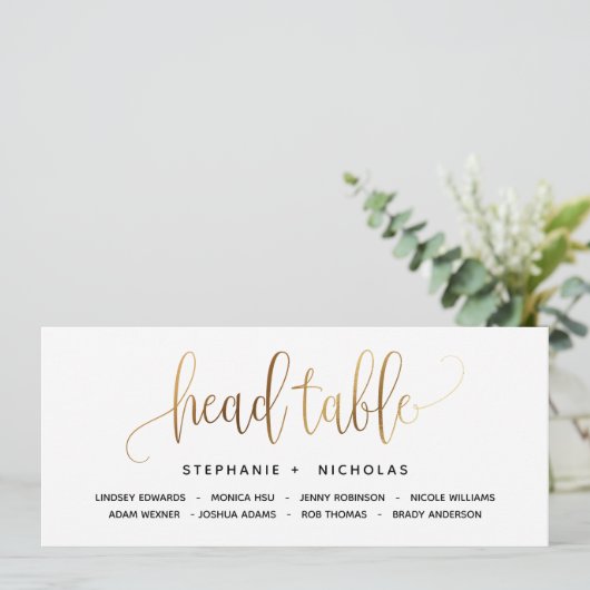 ブラック金ゴールドラブリースクリプトタイポグラフィ結婚ズ (スタンド正面)