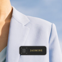 ブラック金ゴールドロゴモダンプロフェッショナル