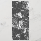 ブラック金ゴールドローズ結婚ブーケのメニュー メニュー (裏面)