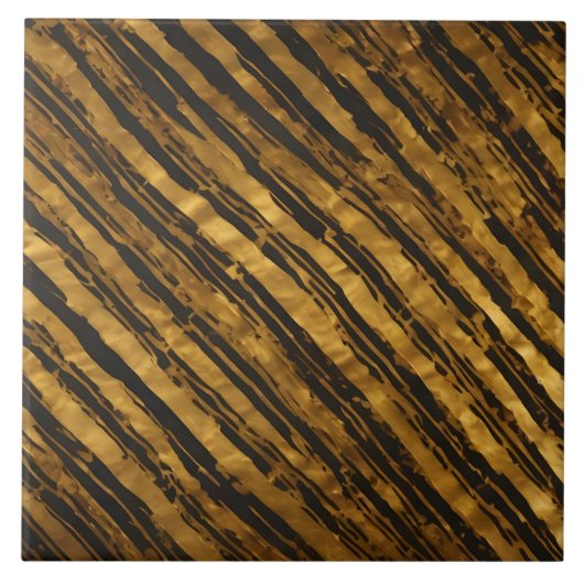 ブラック金ゴールドヴィンテージアールデコトレンディーコレクション タイル (正面)