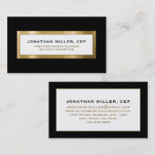 ブラック金ゴールド不動産計画 名刺 (正面/裏面)