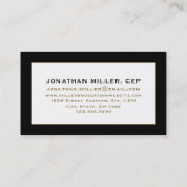 ブラック金ゴールド不動産計画 名刺 (裏面)