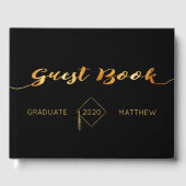 ブラック金ゴールド卒業パーティクラス2025 ゲストブック (正面)