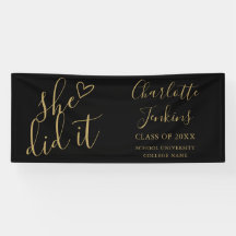 ブラック金ゴールド彼女はスクリプト卒業パーティーを行った