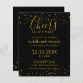 ブラック金ゴールド応援50年ゴールデンアニバーサリー (正面/裏面)