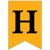 ブラック金ゴールド応援&ビアーズアニーエイジ誕生日バンティ バンティングフラッグ (第2の旗)