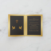 ブラック金ゴールド教会の感謝の日イベント カード (内部)