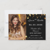 ブラック金ゴールド星誕生会 セーブザデート (正面)