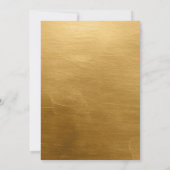 ブラック金ゴールド海賊スカルとボーンハローウィンパーティ ノートカード (裏面)