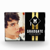 ブラック金ゴールド男らし卒業 フォトブロック (正面)