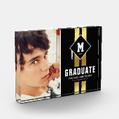 ブラック金ゴールド男らし卒業 フォトブロック (左)