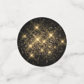 ブラック金ゴールド結婚ズ コンフェッティ (スモール正面)