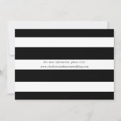 ブラック金ゴールド赤面ピンクウォーターカラーフローラ結婚ズ セーブザデート (裏面)