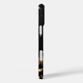 ブラック金ゴールド開花 Case-Mate iPhoneケース (裏面 / 右)
