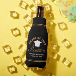 ブラック金ゴールド高校懇親会パーソナライズされたパーティー ボトルクーラー