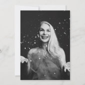 ブラック金ゴールド50と素晴らしいアールデコ写真50th 招待状 (裏面)