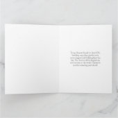 ブラック金ゴールド60番目の誕生日カード カード (内部)