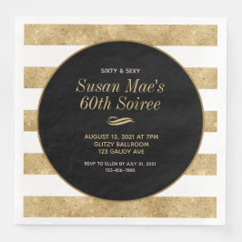 ブラック金ゴールド60th誕生日パーティー