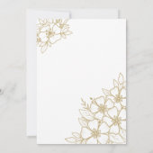 ブラック金ゴールド80thバースデーパーティー 招待状 (裏面)