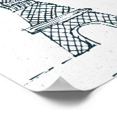 ブラック金ゴールド「やめNever  Your Daydream」引用文ポスター ポスター (角)