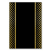 ブラック金ゴールド テーブルナンバー (裏面)