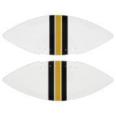 ブラック金ゴールド&ホワイトデザイン アメリカンフットボール (パネル)