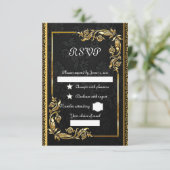 ブラック金ゴールド 出欠カード (スタンド正面)