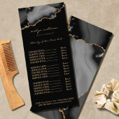 ブラック金ゴールドagate価格表表ラックカード ラックカード