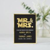 ブラック金ゴールドSFテーマズ 案内ポストカード (スタンド正面)