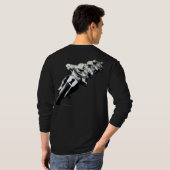 ブラック長袖2025 Tシャツ (裏面フル)