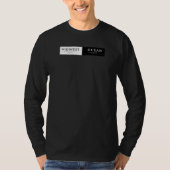 ブラック長袖2025 Tシャツ (正面)