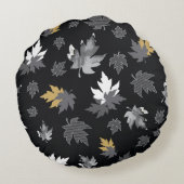 ブラック離れに散在する ラウンドクッション (裏面)